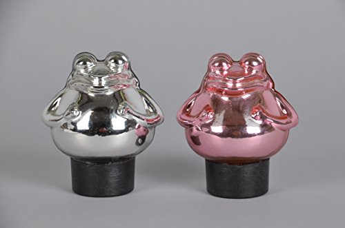 Schwimmfrosch 2 er Set rosa / silber - 4