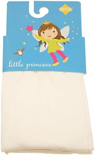 TLLC Girls Plain 60 Denier Microfibre Opaque Tights (Age 7-9, White)