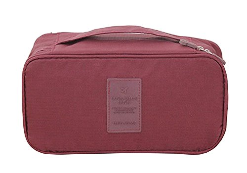 FunYoung Unterwäsche Aufbewahrungstasche – Wasserdichtes Nylon Reisetasche Sockentasche Kulturbeutel Farbwahl