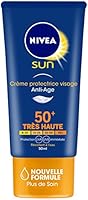 Nivea Sun Cr&egrave;me Protectrice Visage Anti-&acirc;ge Fps50+ 50 ml