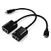 SODIAL R 1080P 100ft HDMI DVI Cat5 Cat5e 6 UTP AV Audio Video Extender Balun Repeater Black RS.2551.00