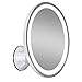 Rantizon LED Makeup Mirror 7X Magnifying Lighted Illuminated Cosmetic Mirror 360° Rotation Adjustable Suction Mounted USB Rechargeable Battery Shaving Mirror Tabletop Bathroom Mirror