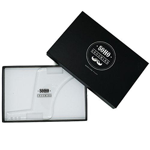 Beard Shaping Tool (Clear) w/ BONUS Beard Shaping Guide - Premium packaging! Shape your beard to perfection - Perfect… - Image 5