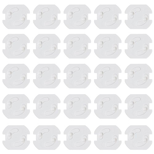 Faburo 25 Unidades Tapones de Seguridad para Enchufes