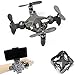 Produktbild LNLJ Remote Control Drone Folding Watch Typ Fernbedienung Mini Quadcopter WiFi FPV ausgestattet mit 0,3MP Camera Gear Adjustment, Automatische Korrekturfunktion Gray