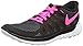 Produktbild Nike Free 5.0, Damen Laufschuhe, Schwarz (Black/Pink Pow/White), 37.5 EU