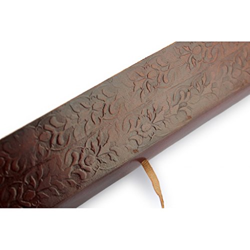 A.P. Donovan – Notizbuch mit Leder-Einband – journal diary – kalender, Organizer – leeres Buch, Reise-Tagebuch – Braun, DIN A6 - 5