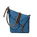 Produktbild LQUIDE Vintage Fashion Canvas Handtasche Schulter Messenger Bag Kann Verwendet Werden, Um Tabletten, Geldbörsen, Sonnenschirme und Andere Tägliche Notwendigkeiten Zu Speichern,Blue