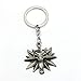 Produktbild The Witcher 3 Medallion Wild Hunt Keychain Wolf Antique Silver Key Ring Holder Fashion Car Bag Chaveiro Key Chain Game Jewelry