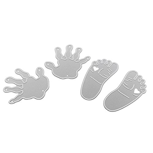 Amazingdeal365 Abdrücke Set Metall Form Schablonen Schneiden DIY Dekor Sammelalbum Karten Buchzeichen Lesezeichen als Geschenk für Freunde Geburtstag Kinder,Kindergarten Hobby Schule Handarbeit Unterricht usw. Ein tolles Geschenk! - 8