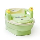 Fascol Kindertoilette mit hoher Rückenlehne und Haltgriff Töpfchen Babytopf - 4