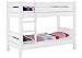 Produktbild Erst-Holz® Massivholz-Etagenbett Kiefer weiß 90x190 Nische 80 teilbar Rollrost Matratzen 60.16-09-190 W T80 M