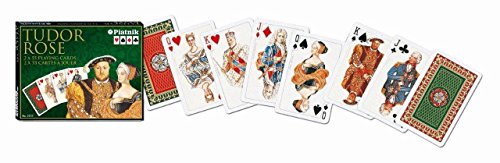 Preisvergleich Produktbild Kartenspiele, Romme, Tudor Rose von Piatnik