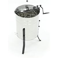 LYSON Manuelle 4 Waben Honigschleuder Ø500, DNM, LN, Zander, Tangentialschleuder mit Handantrieb, Honigextractor aus…