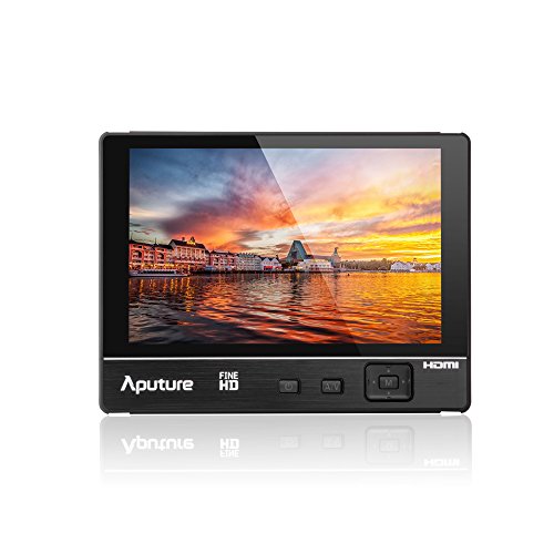 Aputure VS-2 FineHD 7 Inch Ultra HD 1920x1200 LTPS Camera Field Monitor Supports HDMI YPbPr AV Interface Features Peaking Highlight Focus-Assist Functions and Exposure Control for Perfect Exposure