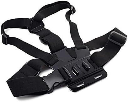 Elastic Strap Action Camera Chest Harness Mount for Gopro Hero 4 Hero 5 Session Hero 1 2 3 3+, Apeman A70, Akaso EK7000 4K/EK5000, VicTsing, Victure, Campark 4k Underwater Camera and Other Waterproof Camera