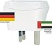Produktbild Design Reisestecker Adapter Vereingte Arabische Emirate auf Deutschland, Schukostecker 230V AE-D