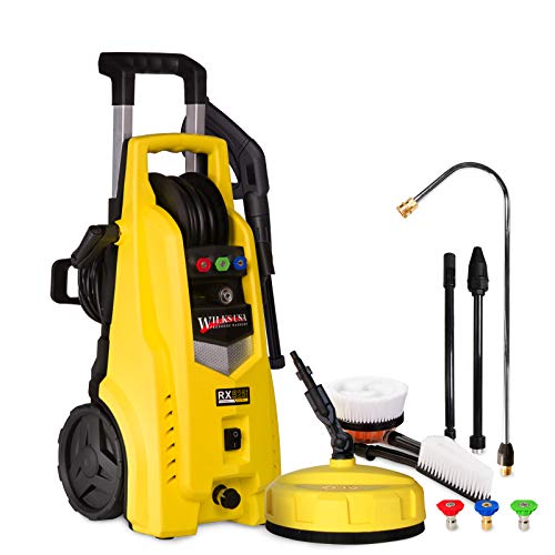 Wilks-USA - Nettoyeur Haute Pression RX525 Électrique Très Puissant pour Voiture, Vélo, Jardin, Terrasse - 165 Bar
