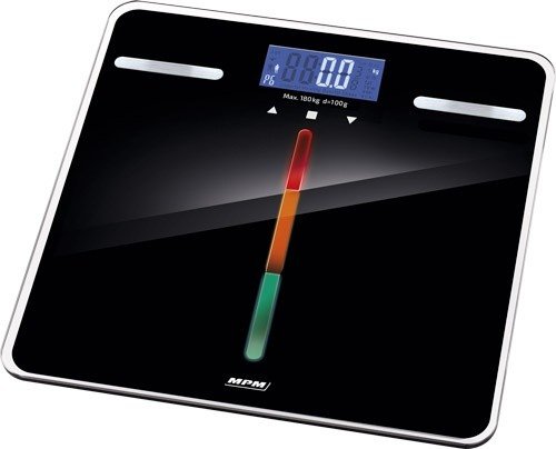 Preisvergleich Produktbild KÖRPERFETTWAAGE PERSONENWAAGE DIGITAL KÖRPERWAAGE ANALYSE WAAGE MPM MWA-04