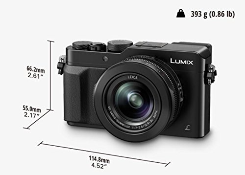 Panasonic DMC-LX100EBS Digital Camera (4/3 inch MOS Sensor, f1.7-2.8 LEICA DC VARIO-SUMMILUX Lens with 24-75mm) – Silver