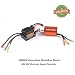 Produktbild Crazepony-UK B3650 3900KV Sensorless Brushless Motor CNC Waterproof and 60A ESC Electronic Speed Controller Shaft 3.175mm for 1/10 RC Car Truck Running Off-Road Car