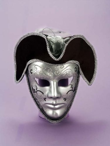 Price comparison product image VENETIAN MASK SILVER & BLACK