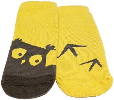Baby Infant Boys Girls Thick Winter Non-slip Cute Odd Animal Socks 3 to 24 Months (Age 3-12 Months, Yellow Owl)