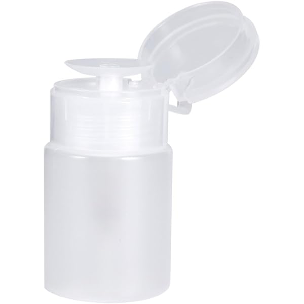 Nagelspenderflasche – Leere Pumpe Für Nagellackentferner, Alkohol & Co., Weiß, 25 G