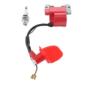 Ignition Coil Wire with Spark Plug for 2-Stroke 47cc 49cc Pocket Bike Kids ATV Mini Quad Chopper