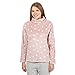 Lounge & Sleep Womens Pink Cowl Neck Pyjama Top 18