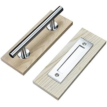 Scheunen Türgriff,Schiebetür Handgriff Walfront Schwarzer