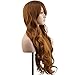 DAOTS 32" Cosplay Wigs Long Wig Hair Heat Resistant Curly Wave Hairs for Women(Brown)