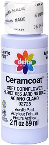 Plaid:Delta Ceramcoat Acrylic Paint 2Oz Soft Cornflower, Multicolour, 1.3x1.3x3.9 cm