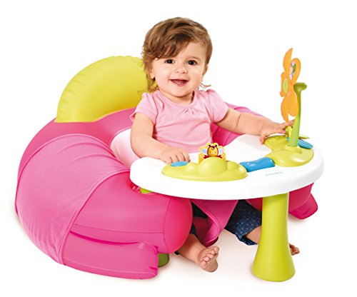 Smoby 110211 Cotoons Baby Sitz mit Activity Tisch, rosa - 2