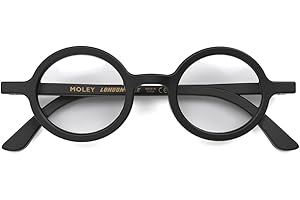 LONDON MOLE Eyewear | Moley Reading Glasses | Round Glasses | Cool Readers | Stylish Reading Glasses | Men's Women's Unisex | Spring Hinges
