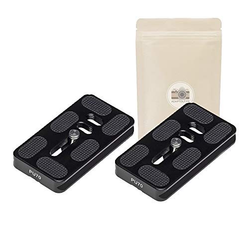 Lot de 2 PU-70 Semelle Type arca Swiss Standard 70mm PU70 PU 70 qr70 Plateau Rapide DB qr60 benro gitzo induro B0 B1 B2 J1 N1 Queue d'arronde Plate ADAPTOUT Marque Francaise