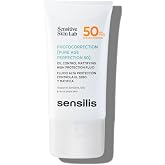 Sensilis Photocorrection Pure Age Perfection Fluid SPF50, 40 ml | Azeloglycine, Prebiotics, SPF50, Matifies, Protects, Sensit
