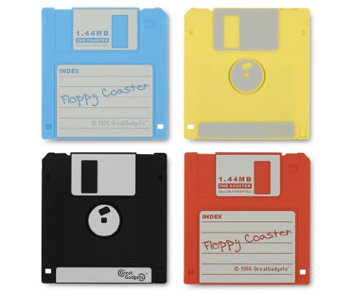 GreatGadgets 1889-2 Untersetzer „1.44 MB Floppy Diskette“ (4-farbig sortiert) - 3