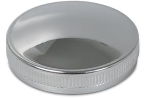 FEZ FAHRZEUGTEILE GMBH Tankdeckel ohne Schloss Moped (Chrom-Optik) Ø40mm SR1, SR2, KR50