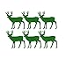 Produktbild Yallylunn Merry Christmas Elk Snowflake Decoration Decal Window Stickers Home DéCor Kreativen Wasserfest Ziegelstein Wandtattoo