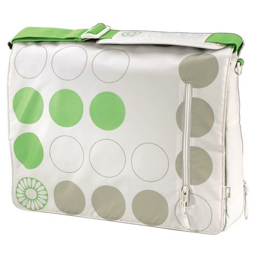 aha Notebook Tasche 39,1 cm (15,4 Zoll), grün/weiß