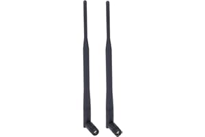 GAROSA 2Pcs Antenna Pieghevole 4G 12dbi Ad Alto Guadagno SMA Maschio Testa Omnidirezionale LTE GSM GPRS WCDMA 3G Full-band SMA Interno Ago Colla Stick Antenna per Router