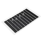 Nrpfell 5V 10W Portable Très Mince Silicium Monocristallin Panneau Solaire USB Chargeur Extérieur Panneau De Charge Solaire