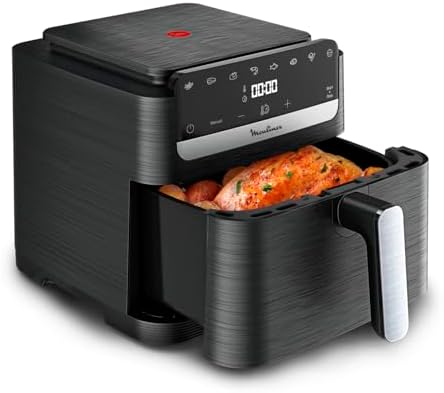 Moulinex Easy Fry Compact, Air fryer, Design compatto, capacità XL 7,5 L, touch screen intuitivo, EZ8618F0