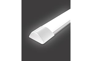 Bellanny LED Fluorescente 115cm, 40W 4800LM Lámpara LED de Techo, 6500K Blanca fría Neon Led Tubo, IP40 130°Ángul Luz de Garaje, LED Batten Light para Sala Oficina Taller Almacén Baño Cocina Barra