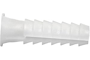 BLENDEND taco de plástico - blister de 15 unidades, material resistente, 6 mm de diámetro, ideal para anclajes en paredes y superficies diversas.