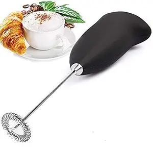 Jigshtial Mini Coffee Milk Egg Beater Electric Foam Hand Blender Mixer Classic Sleek Design Froth Whisker Latte Maker for Milk,Coffee,Egg Beater,Juice,Cafe Latte,Cappuccino