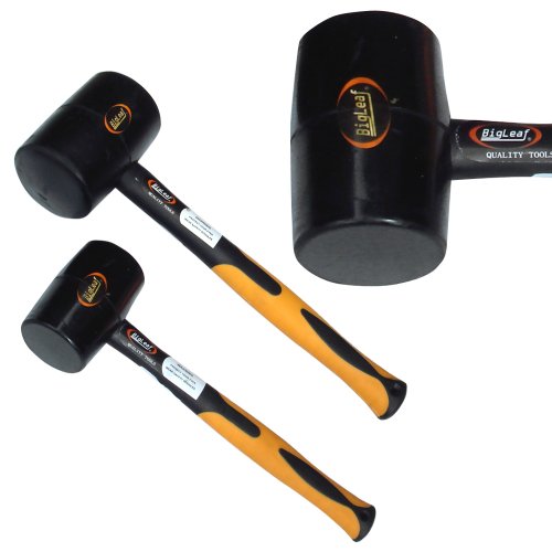 2 Stück Gummihammer Ø 55 & Ø 75 Hammer Set