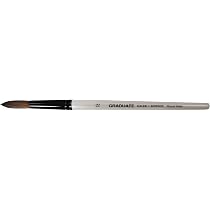 Pinceau Estompeur Rond Daler Rowney Graduate - Poils De Chèvre Noire, Taille 1 - Pour Aquarelle, Loisirs Créatifs