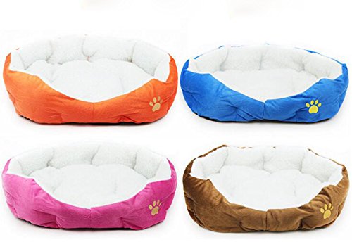 Zedo-Coton-Super-Doux-Nid-de-CompagnieNid-de-Lutte-litire-Chat-nid-Chiot-TeddyFournitures-pour-Animaux-dhiverBleu46-42cm